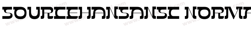 sourcehansanSC Norma字体转换